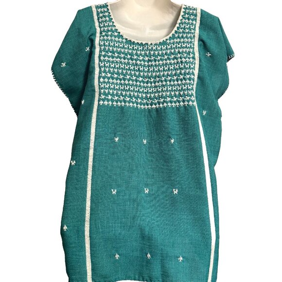 Oaxaca Artisan Hand-loomed Embroidered Blouse Guelaguetza Lobster Ethical Animal - Picture 3 of 9